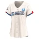 Jackie Robinson ＃42 Los Angeles Dodgers Limited Women's Cream 2024 City Connect Jersey