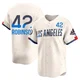 Jackie Robinson ＃42 Los Angeles Dodgers Limited Youth Cream 2024 City Connect World Series Champions Jersey