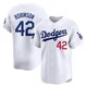 Jackie Robinson ＃42 Los Angeles Dodgers Limited Youth White 2024 World Tour Seoul Series Home Jersey
