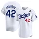 Jackie Robinson ＃42 Los Angeles Dodgers Limited Youth White Home 2024 World Series Jersey