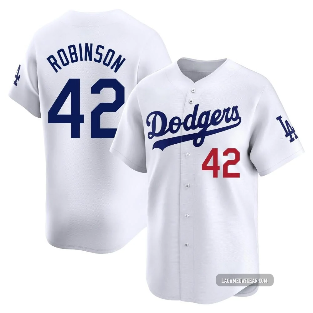 Jackie Robinson ＃42 Los Angeles Dodgers Limited Youth White Home Jersey