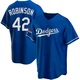 Jackie Robinson ＃42 Los Angeles Dodgers Replica Men's Royal Alternate 2024 World Series Champions Jersey