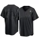 Jackie Robinson ＃42 Los Angeles Dodgers Replica Youth Black Pitch Fashion 2024 World Series Jersey