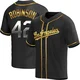Jackie Robinson ＃42 Los Angeles Dodgers Replica Youth Gold Black en Alternate Jersey