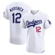 Jake Marisnick ＃12 Los Angeles Dodgers Elite Men's White Home Jersey
