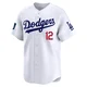 Jake Marisnick ＃12 Los Angeles Dodgers Limited Men's White 2024 World Tour Seoul Series Home Jersey