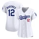 Jake Marisnick ＃12 Los Angeles Dodgers Limited Women's White Home Jersey