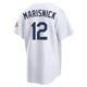 Jake Marisnick ＃12 Los Angeles Dodgers Limited Youth Gold White 2026 Collection Stadium Jersey