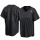 Jake Marisnick ＃12 Los Angeles Dodgers Replica Youth Black Pitch Fashion 2024 World Series Jersey
