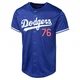 J.D. Martin ＃76 Los Angeles Dodgers Limited Men's Royal Alternate Jersey
