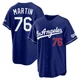 J.D. Martin ＃76 Los Angeles Dodgers Limited Men's Royal Alternate Stadium Jersey