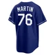 J.D. Martin ＃76 Los Angeles Dodgers Limited Men's Royal Alternate Stadium Jersey
