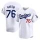 J.D. Martin ＃76 Los Angeles Dodgers Limited Men's White Home Jersey