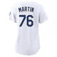 J.D. Martin ＃76 Los Angeles Dodgers Limited Women's Gold White 2026 Collection Stadium Jersey