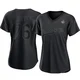 J.D. Martin ＃76 Los Angeles Dodgers Replica Women's Black Pitch Fashion 2024 World Series Jersey