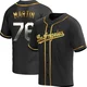 J.D. Martin ＃76 Los Angeles Dodgers Replica Youth Gold Black en Alternate Jersey