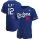 Jeff Kent ＃12 Los Angeles Dodgers Authentic Men's Royal Alternate 2024 World Series Jersey