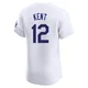 Jeff Kent ＃12 Los Angeles Dodgers Elite Men's White Home Jersey