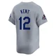 Jeff Kent ＃12 Los Angeles Dodgers Limited Men's Gray Away World Series Champions Jersey