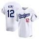 Jeff Kent ＃12 Los Angeles Dodgers Limited Men's White Home Jersey