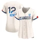Jeff Kent ＃12 Los Angeles Dodgers Limited Women's Cream 2024 City Connect Jersey