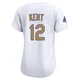Jeff Kent ＃12 Los Angeles Dodgers Limited Women's Gold White 2025 Collection Jersey