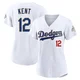 Jeff Kent ＃12 Los Angeles Dodgers Limited Women's Gold White 2026 Collection Stadium Jersey