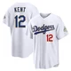 Jeff Kent ＃12 Los Angeles Dodgers Limited Youth Gold White 2026 Collection Stadium Jersey