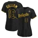 Jim Gilliam ＃19 Los Angeles Dodgers Authentic Women's Black Snake Skin City 2024 World Series Jersey