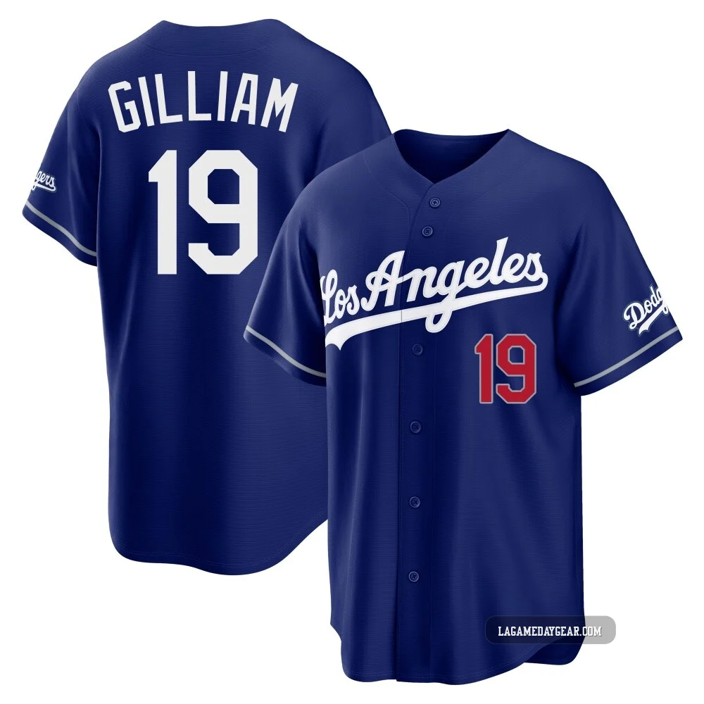 Jim Gilliam ＃19 Los Angeles Dodgers Limited Men's Royal Alternate Stadium Jersey