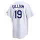 Jim Gilliam ＃19 Los Angeles Dodgers Limited Men's White Home Stadium Jersey