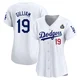 Jim Gilliam ＃19 Los Angeles Dodgers Limited Women's White Home 2024 World Series Jersey