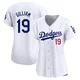 Jim Gilliam ＃19 Los Angeles Dodgers Limited Women's White Home Jersey
