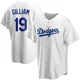 Jim Gilliam ＃19 Los Angeles Dodgers Replica Men's White Home Jersey