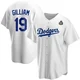 Jim Gilliam ＃19 Los Angeles Dodgers Replica Youth White Home 2024 World Series Jersey