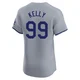 Joe Kelly ＃99 Los Angeles Dodgers Elite Men's Gray Road 2024 World Series Jersey