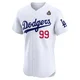 Joe Kelly ＃99 Los Angeles Dodgers Elite Men's White Home 2024 World Series Jersey