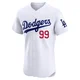 Joe Kelly ＃99 Los Angeles Dodgers Elite Men's White Home Jersey