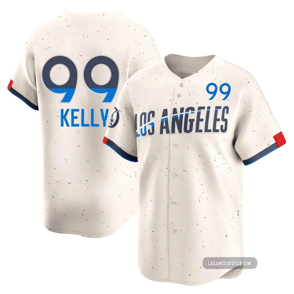 Joe Kelly ＃99 Los Angeles Dodgers Limited Men's Cream 2024 City Connect Jersey