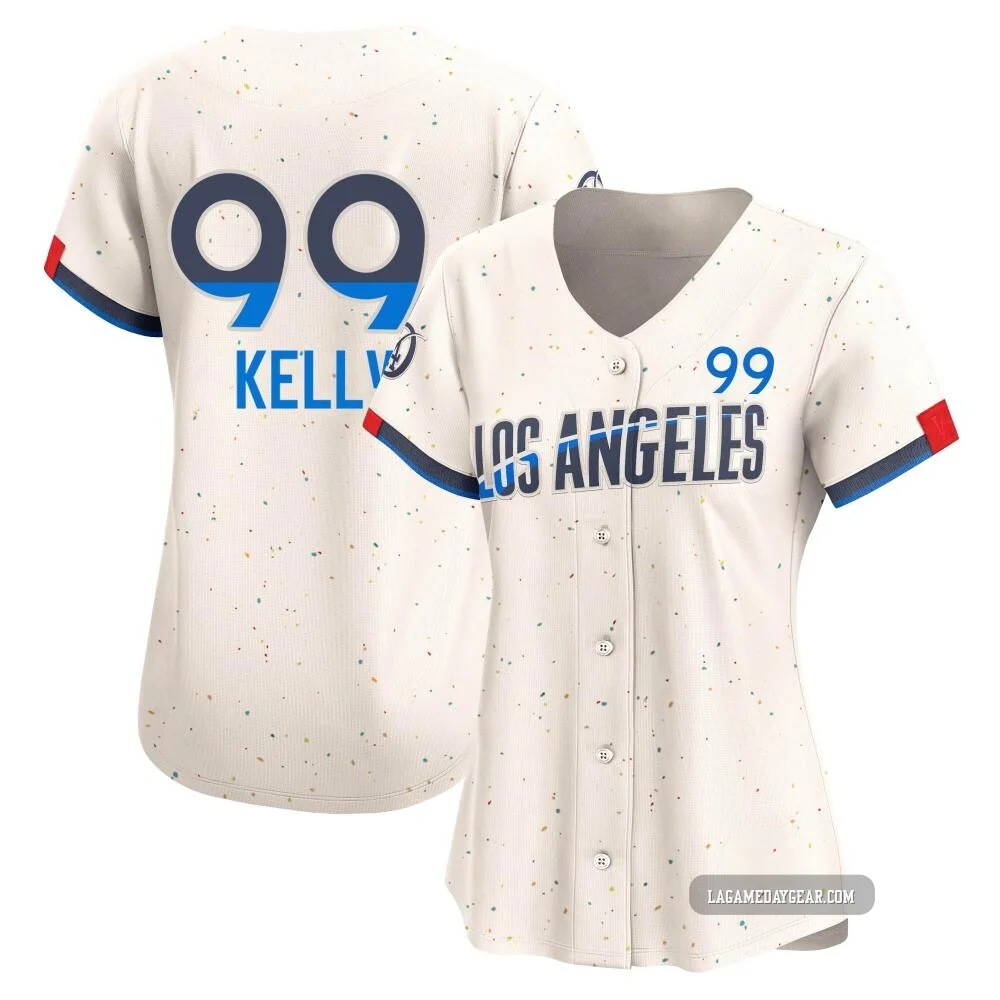 Joe Kelly ＃99 Los Angeles Dodgers Limited Women's Cream 2024 City Connect Jersey
