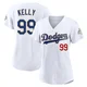 Joe Kelly ＃99 Los Angeles Dodgers Limited Women's Gold White 2026 Collection Stadium Jersey