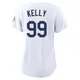 Joe Kelly ＃99 Los Angeles Dodgers Limited Women's Gold White 2026 Collection Stadium Jersey