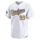 Joe Kelly ＃99 Los Angeles Dodgers Limited Youth Gold White 2025 Collection Jersey
