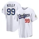 Joe Kelly ＃99 Los Angeles Dodgers Limited Youth Gold White 2026 Collection Stadium Jersey