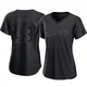 Jonathan Hernandez ＃29 Los Angeles Dodgers Authentic Women's Black Pitch Fashion Jersey