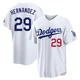 Jonathan Hernandez ＃29 Los Angeles Dodgers Limited Men's White Home Stadium Jersey