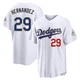 Jonathan Hernandez ＃29 Los Angeles Dodgers Limited Youth Gold White 2026 Collection Stadium Jersey