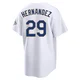 Jonathan Hernandez ＃29 Los Angeles Dodgers Limited Youth Gold White 2026 Collection Stadium Jersey