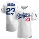 Kirk Gibson ＃23 Los Angeles Dodgers Authentic Men's White Home Jersey