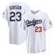 Kirk Gibson ＃23 Los Angeles Dodgers Limited Men's Gold White 2026 Collection Stadium Jersey